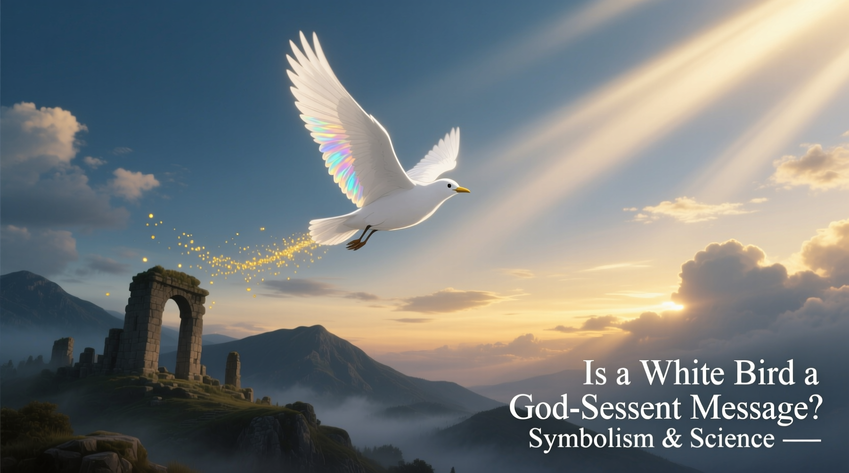 is white bird god sent message