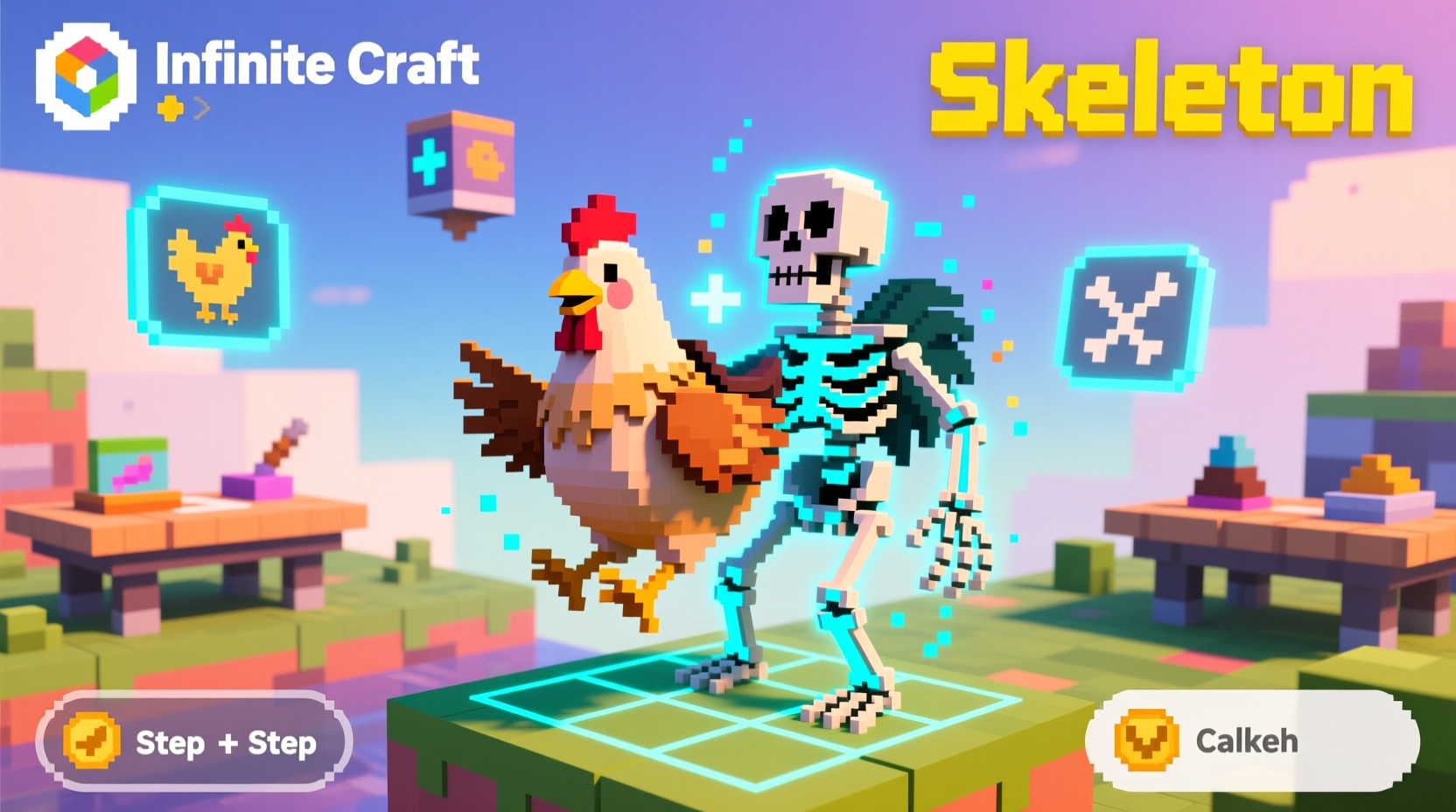 how to make chicken jockey in infinite craft