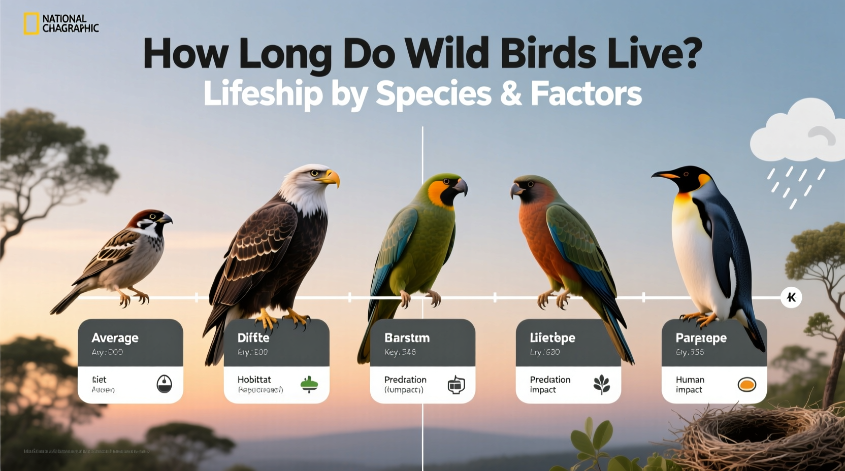 how long do wild birds live