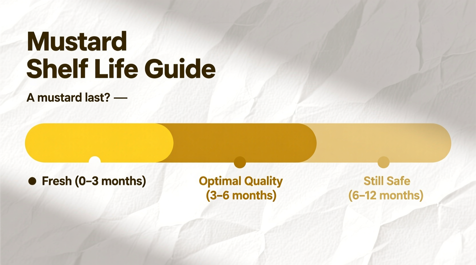 how long does mustard last