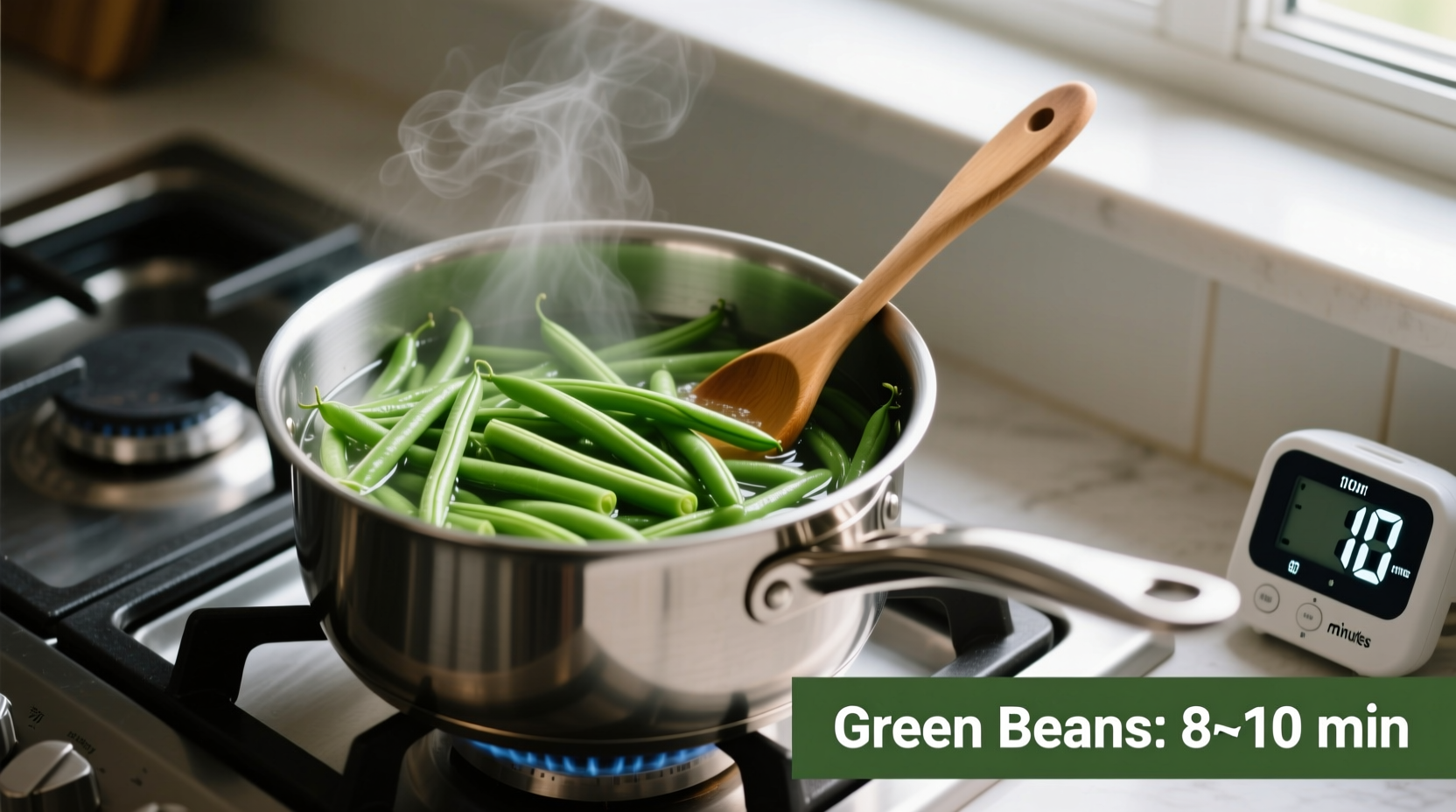 how long to cook green beans