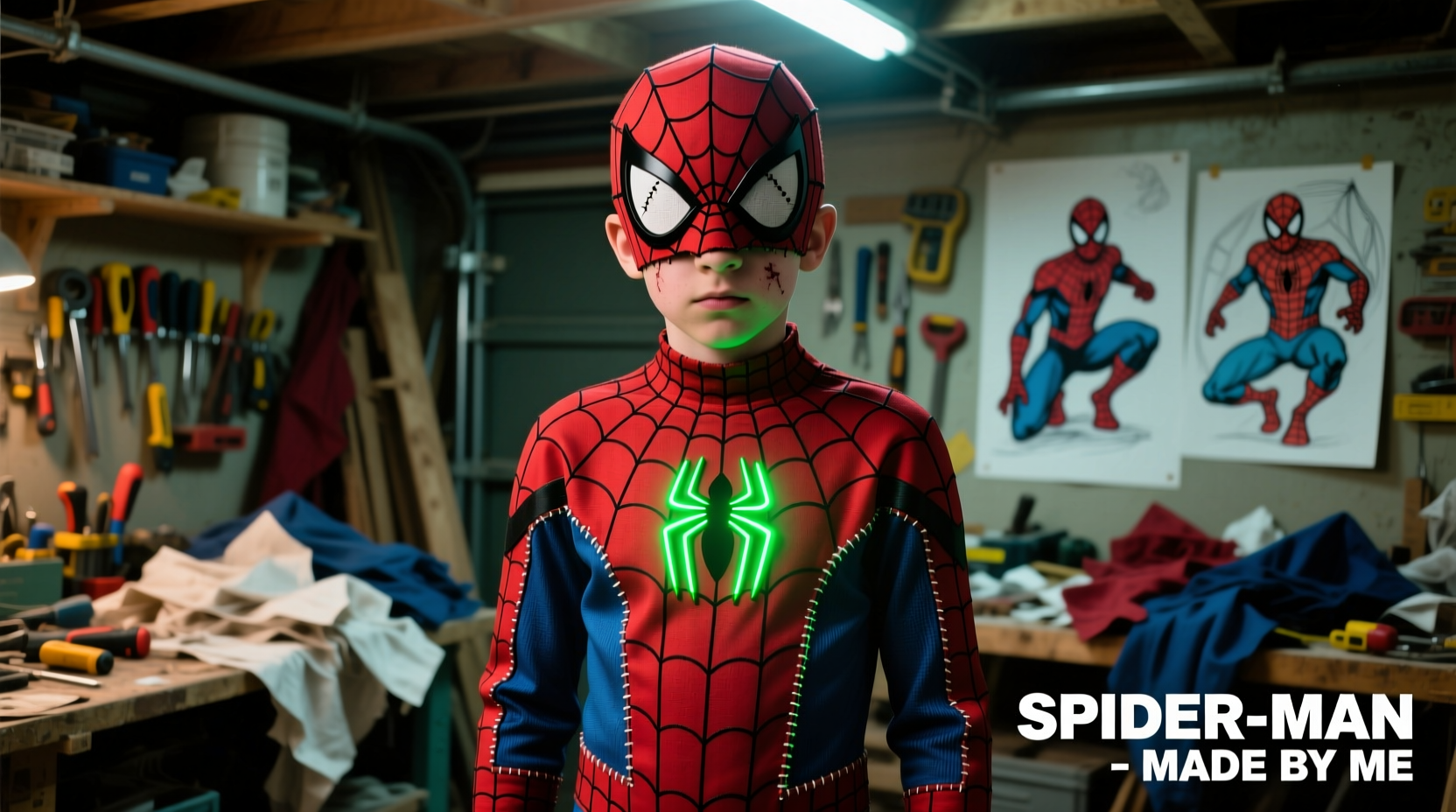 spiderman homemade suit