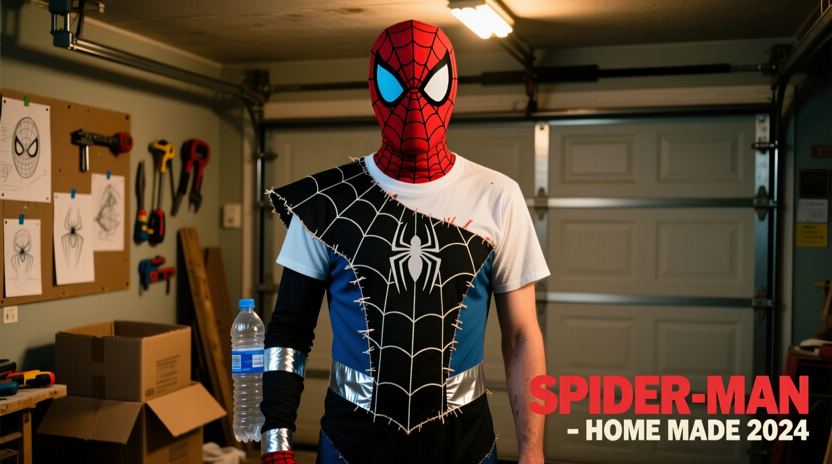 spider man homemade suit