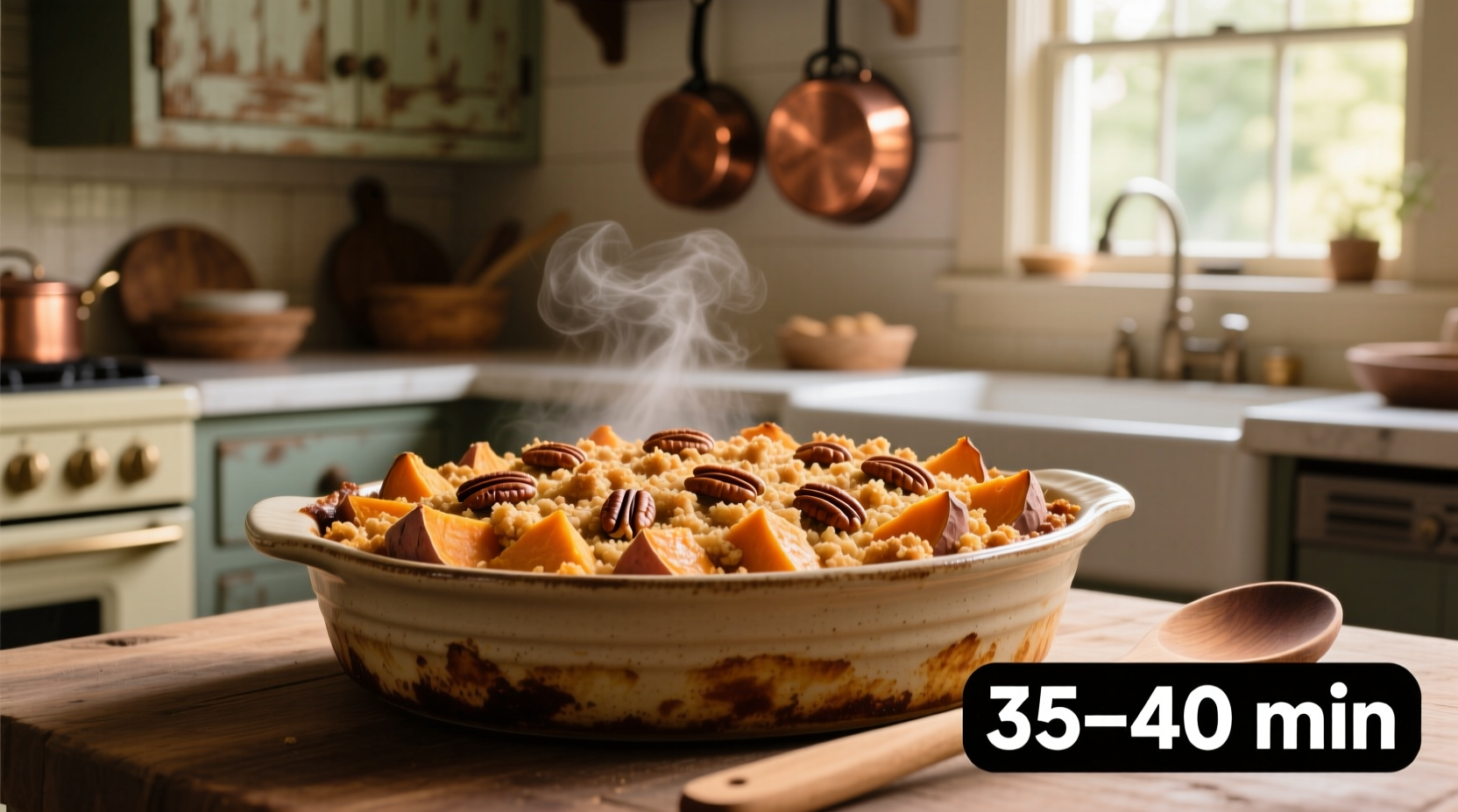 how long to bake sweet potato casserole
