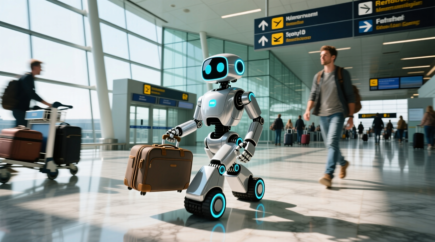 Wall-E Robot Personal Bag Carrier Airport Guide: How to Use It