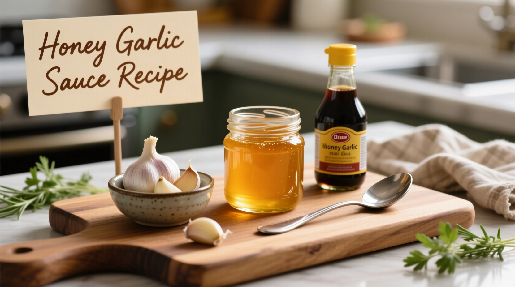 recipe honey garlic sauce