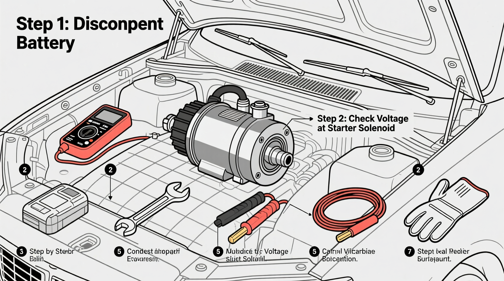how to test the starter on a car