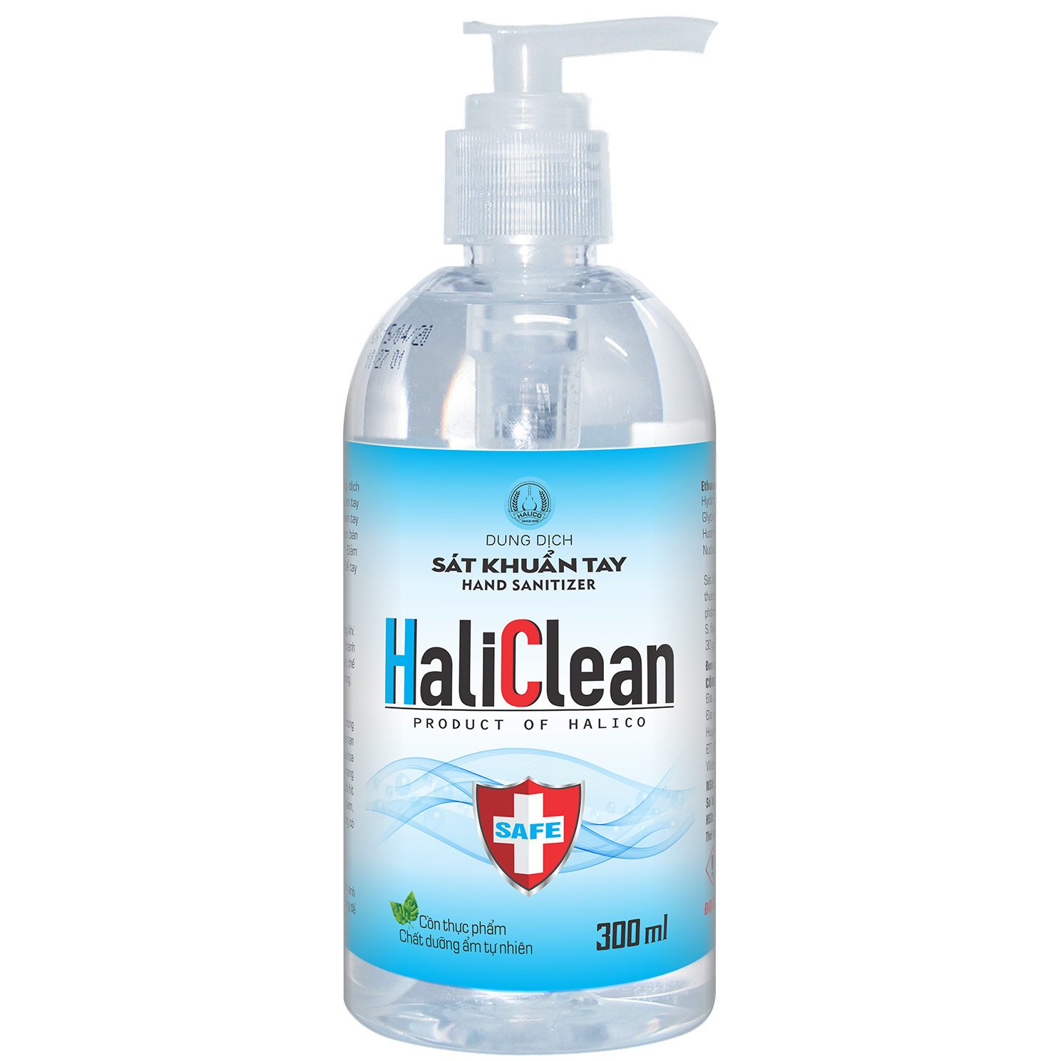 HaliClean Alcoholic Cleaning Agent For Home and Workplace 300ml recommended hand rub formulation