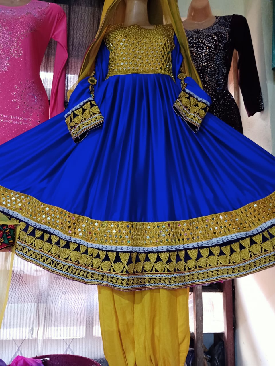 Customized Handmade Kuchi Tribal Afghan Dress