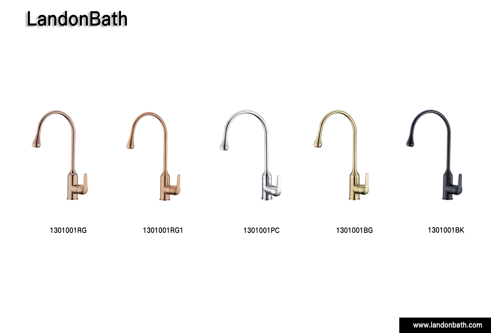 Sanitary Ware Brass Unique Design Gold Kitchen Faucet Sink Faucet Golden