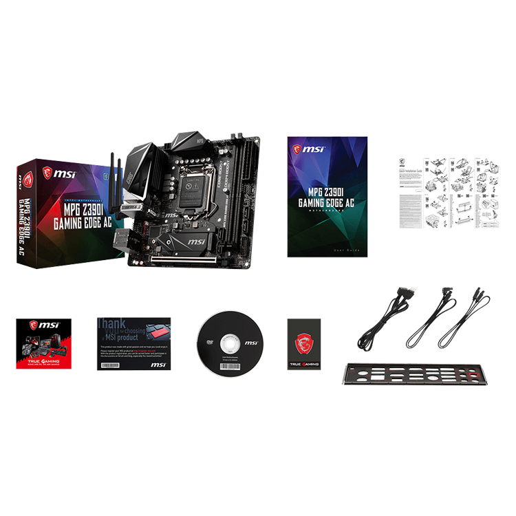 Placa-Mãe Usada MSI MPG Intel Z390I Gaming Edge AC Mini ITX DDR4