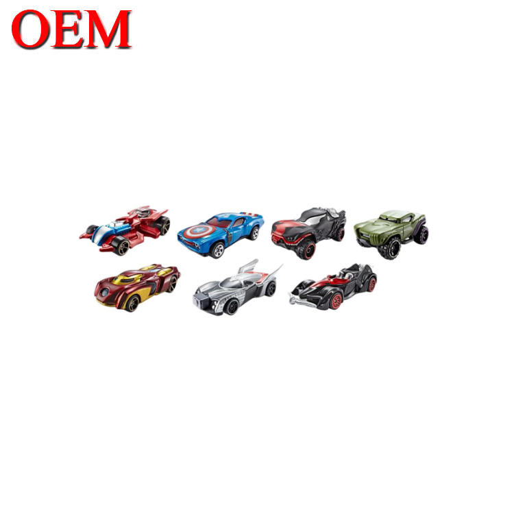 Custom Plastic Hot Wheel Marvel Character Toy Cars Collection Assortment Manufacture