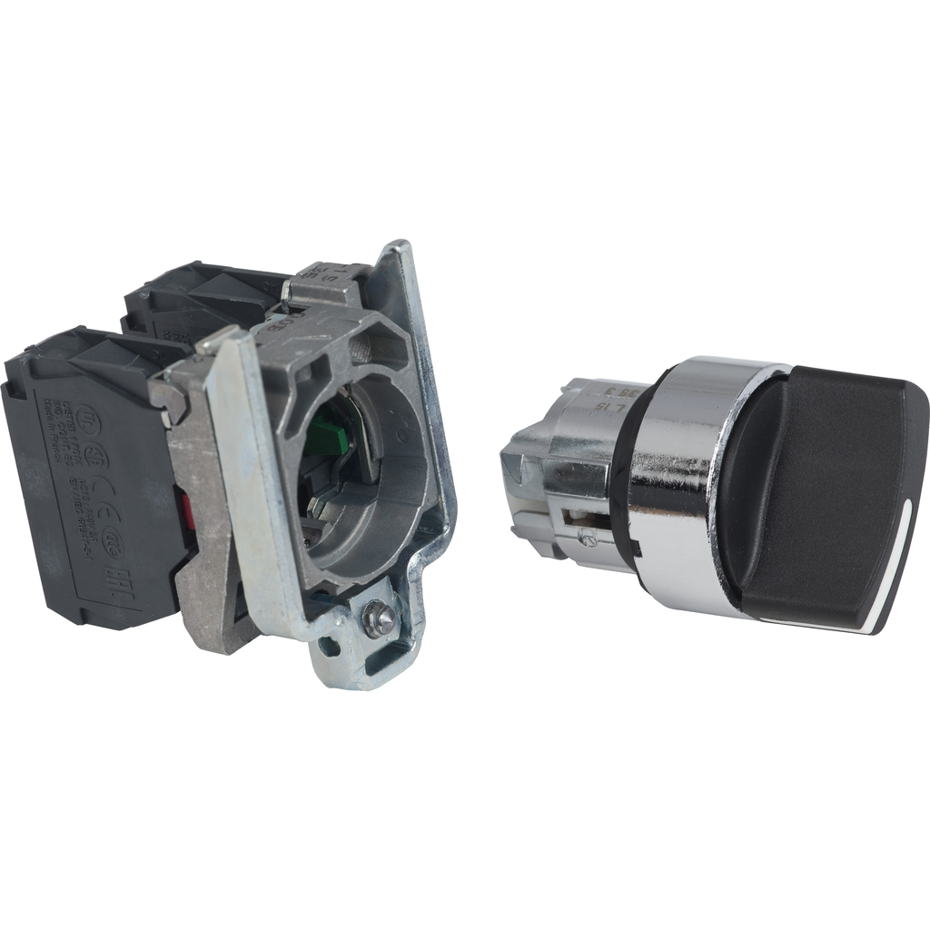 高质量施耐德 22毫米 1no 1nc xb7nd25 旋转选择器开关