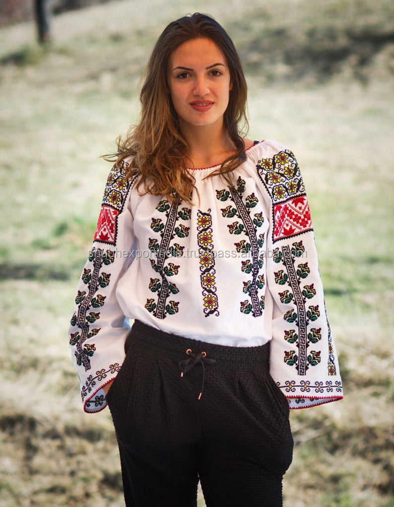 Shop Our Selection of Romanian Blouses - Handcrafted & Embroidered