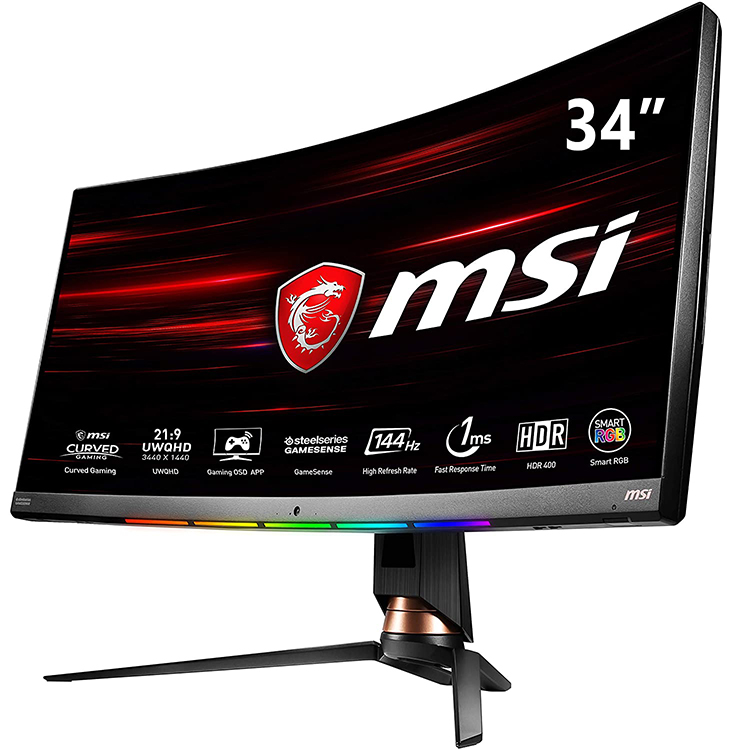 MSI MPG341CQR 34インチ UWQHD 湾曲ゲーミングモニター Amazon.co.jp: MSI Optix MAG341CQ 湾曲 34インチ ゲーミング