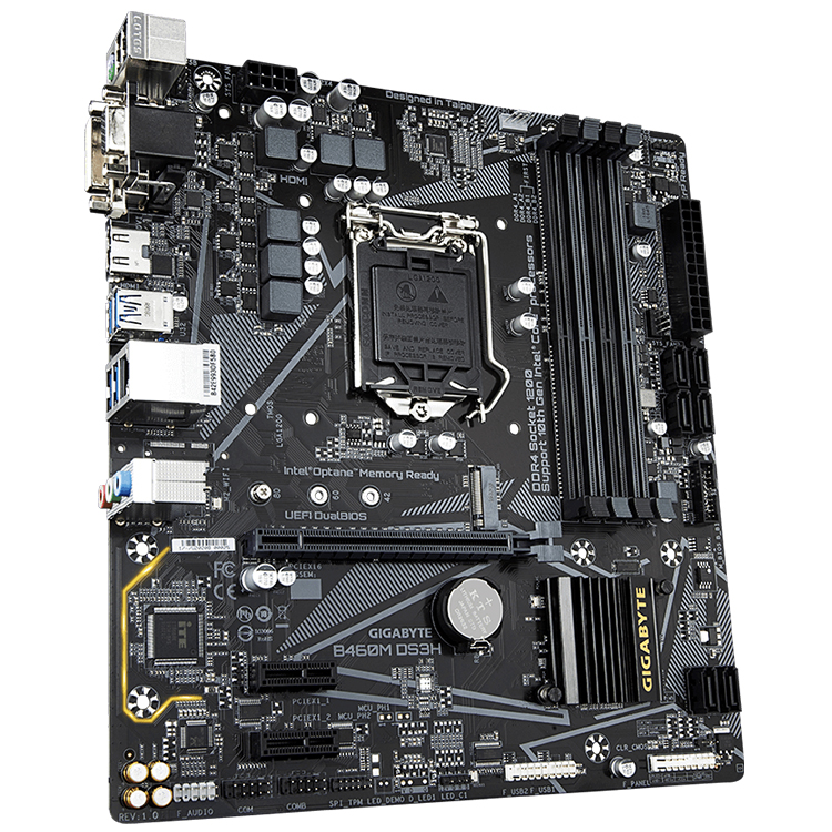 GIGABYTE B460M DS3H - Intel B460 Chipset Gaming Motherboard