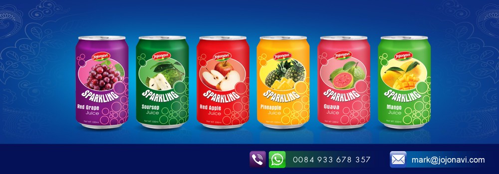 JOJONAVI Sparkling Fruit Juice Drinks ODM service from Viet Nam