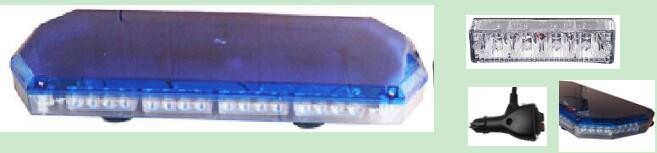 Barra de luces llevada magnética de la policía del coche del mini estroboscópico clásico de la luz llevada magnética del trabajo del coche azul rojo