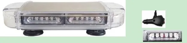 108W 33cm lineal 6 estroboscópico led ambulancia mini barra de luz barra de luz de montaje magnético