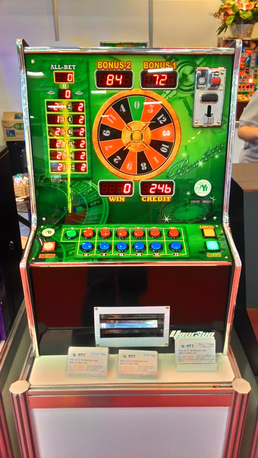 硬币操作轮盘游戏机 - buy roulette,coin pusher game machine,game