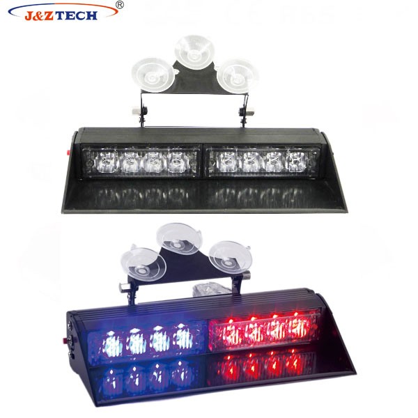Luces de policía estroboscópicas de advertencia para vehículo de emergencia, luz estroboscópica de cubierta de tablero de color rojo, azul y ámbar, baratas, 12V