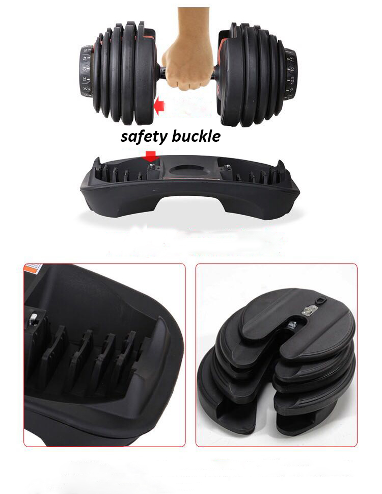 Gym Fitness Adjustable Dumbbell And Dumbbell Weight Set