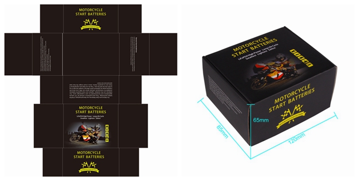 Super Lightweight 12v 130 CCA Lithium Motocycle Start Batteries