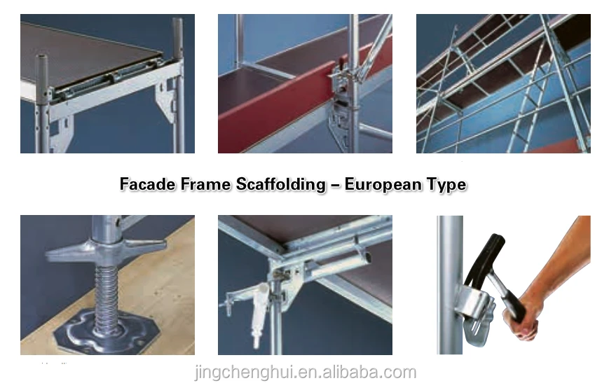 European Aluminium Facade Scaffolding