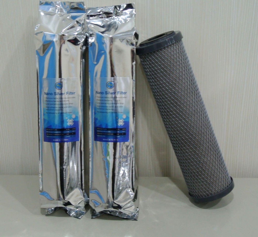 台湾制造商cto活性炭块纳米银水滤芯-细菌去除- - buy home water