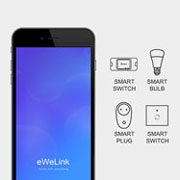 Sonoff TH10 Surveillance à distance de la température et de l'humidité de la maison Commutateur intelligent WiFi pour système domotique, fonctionne avec Alexa et Google