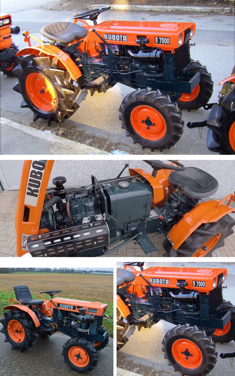 日本紧凑型拖拉机kubota b7000与最优惠的价格 - buy kubota tractor
