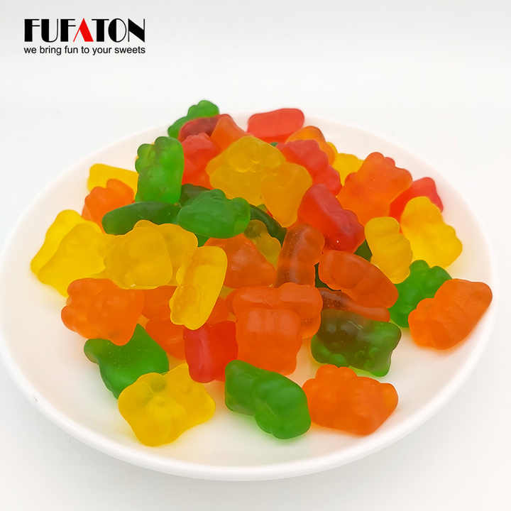 directly manufacturer wholesale fruit flavored halal gummy bears