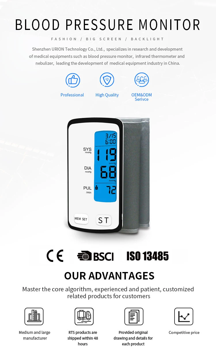 Top Quality Standard Arm Blood pressure monitor for sale