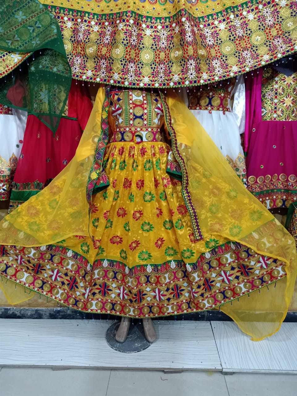 Customized Handmade Kuchi Tribal Afghan Dress
