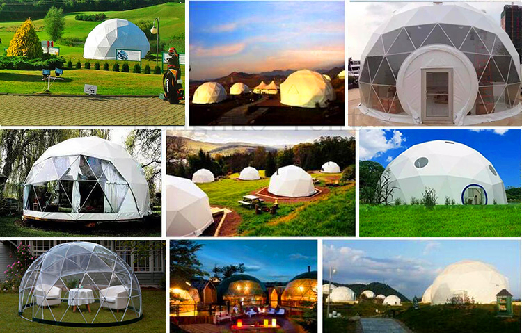 Outdoor Waterproof Tents Hotel House Glamping Luxury Family Camping Dome Tent