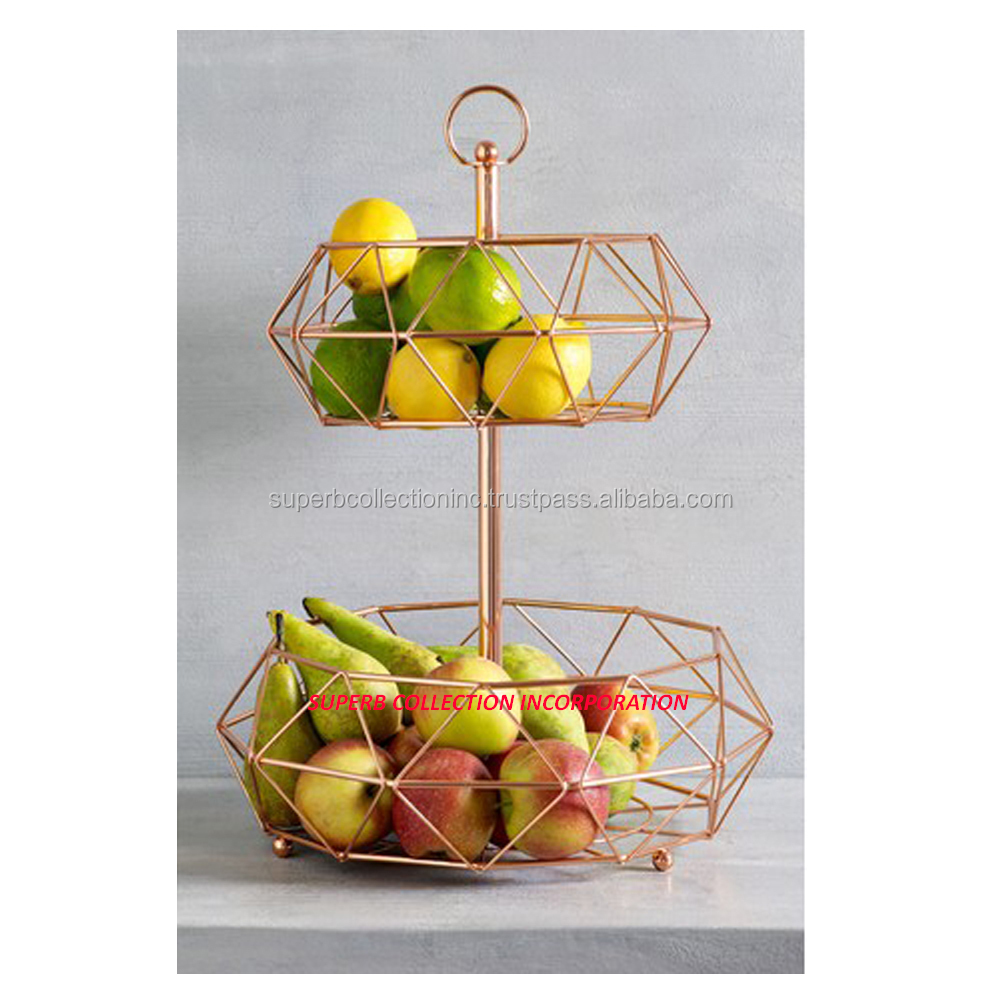 Cesto Per La Frutta A 3 Ripiani Con Portafrutta Staccabile Per Verdure Snack E Articoli Per La Casa 91809779