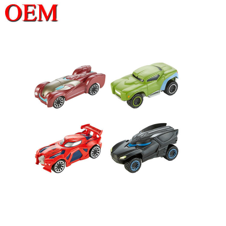 Custom Plastic Hot Wheel Marvel Character Toy Cars Collection Assortment Manufacture