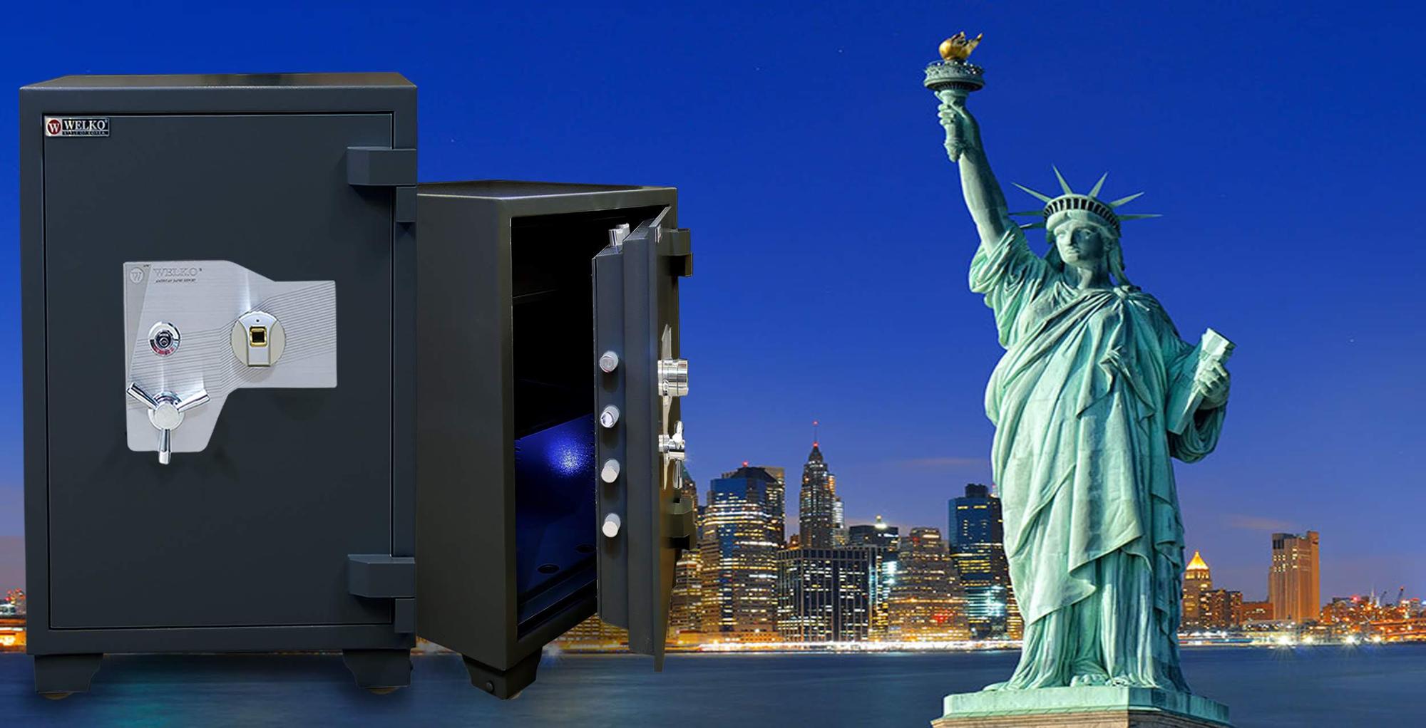 smart deposit safe boxes fingerprint heavy safes eagle safes