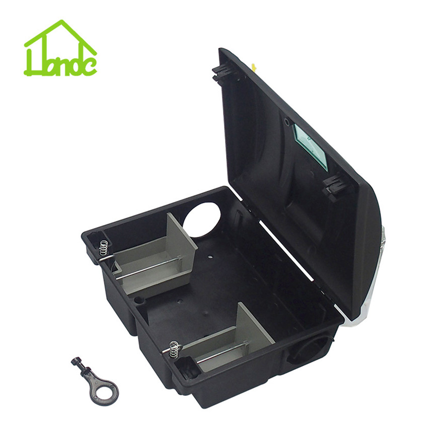 Rodent Bait Station with Key Eliminates Rats Fast Keeps Children and Pets Safe Indoor Outdoor Rodent Control