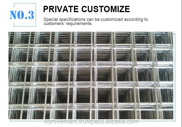 Vietnam Stanless Steel  Galvanized Welded Wire Mesh Panel For Sale