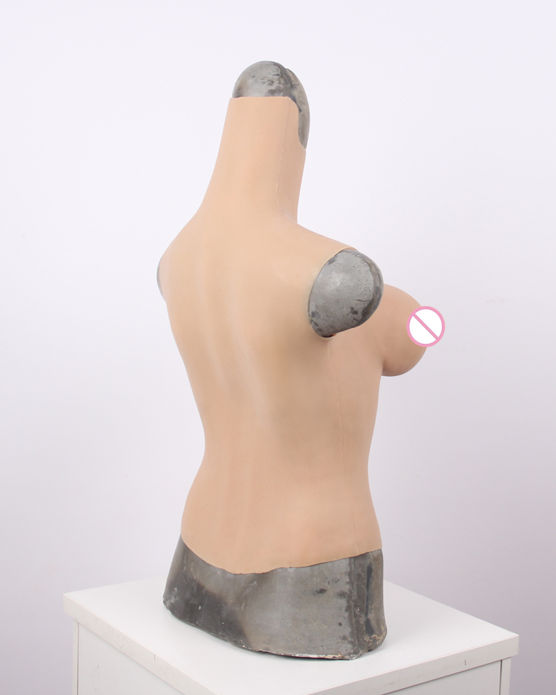 e cup half body high collar realistic artificial