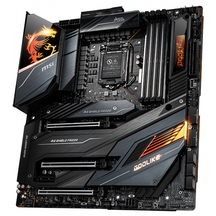 中古MSI MEG Z490 GODLIKEゲーミングマザーボードIntel Z490チップ