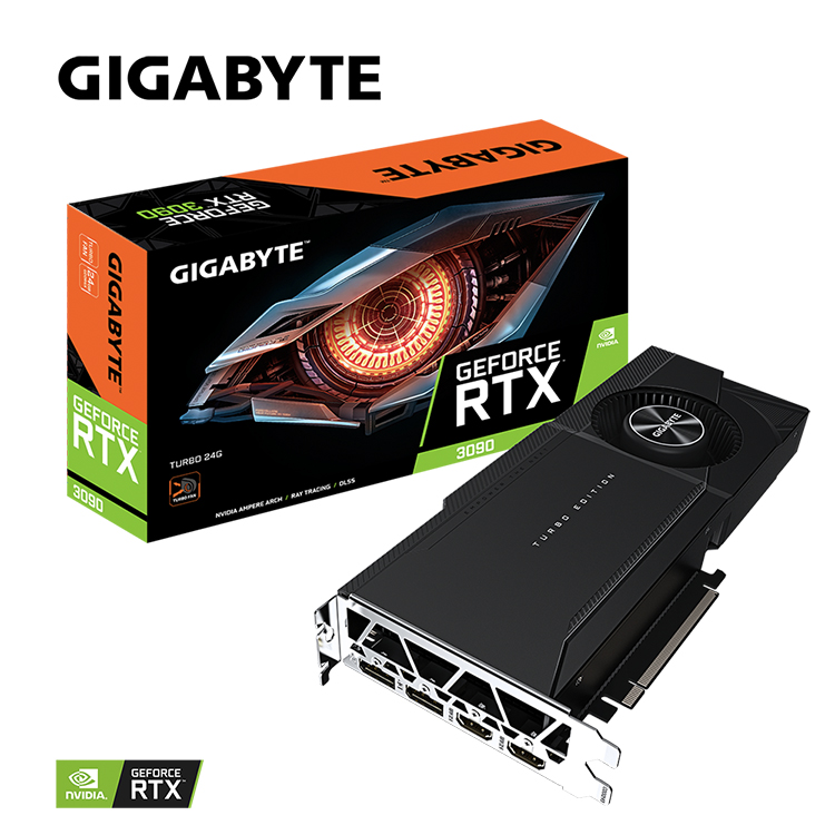 GIGABYTE NVIDIA GeForce RTX 3090 TURBO 24G ゲーミンググラフィック