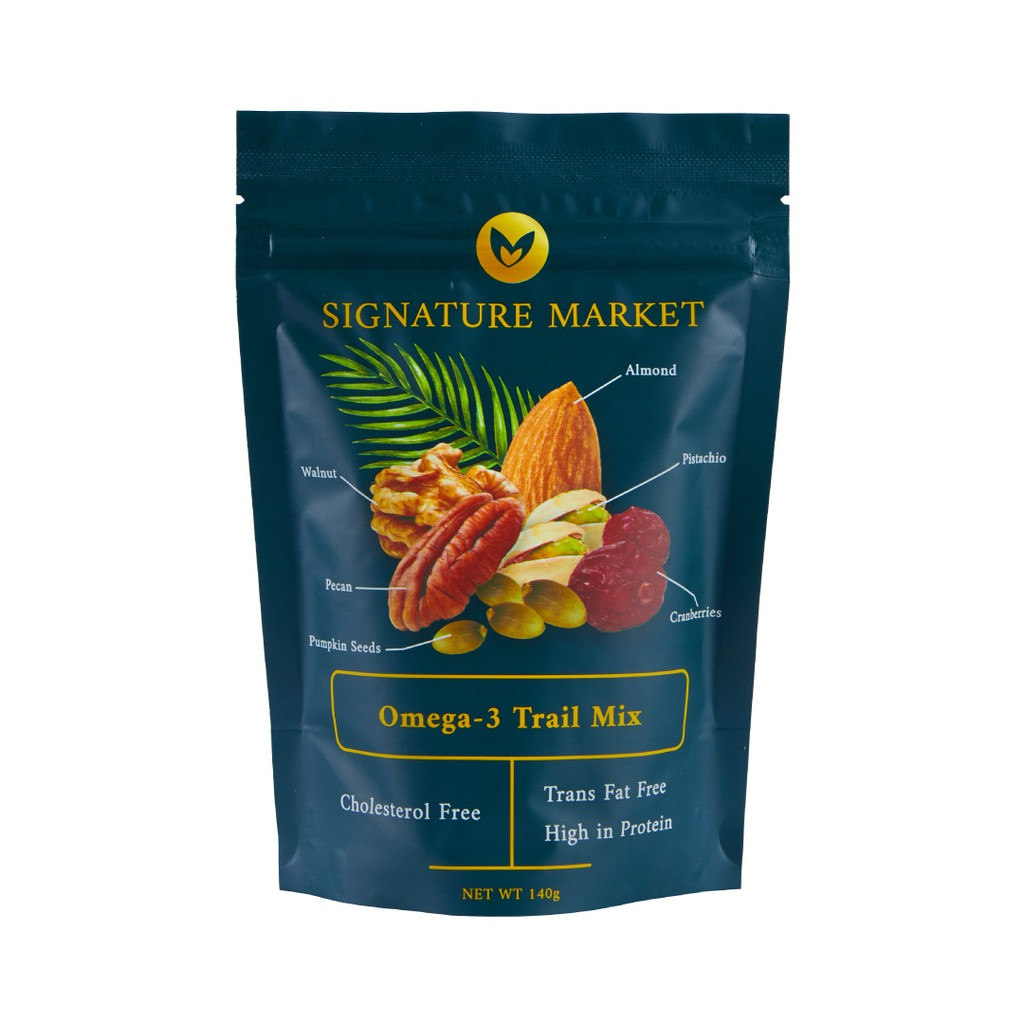 Подпись рынка омега-3 Trail Mix 140g, для здоровья, для орехов