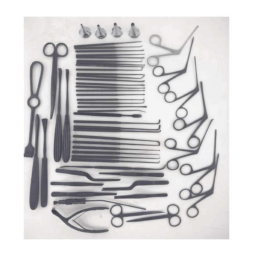 Premium Quality EdgecoTympanoplasty Instruments Set Micro Ear Surgery ENT Surgical Instruments Black Coated Stainless Steel