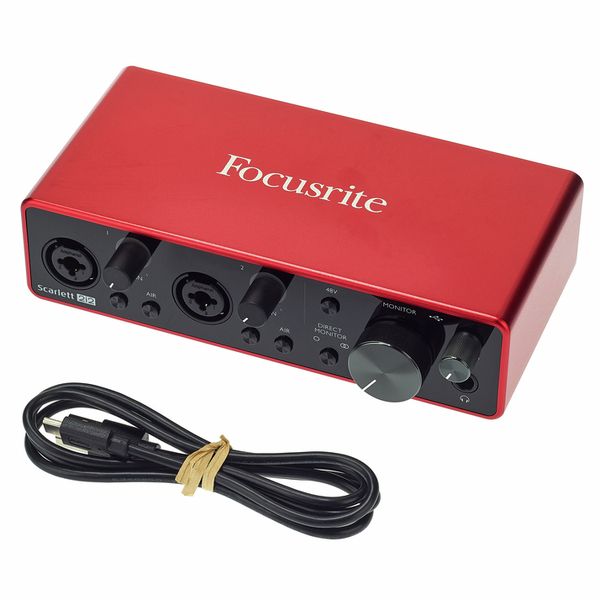 Лучшее качество Focusrites Scarletts 2i2 Studio (3-е поколение) USB аудио интерфейс и записывающий комплект с инструментами Pro
