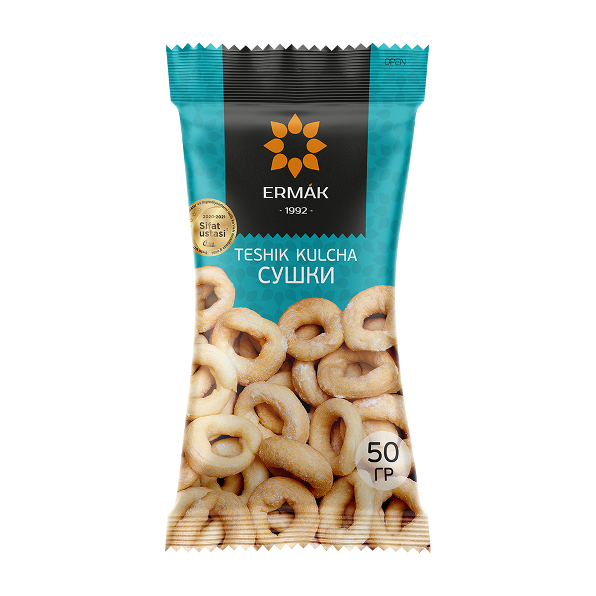 Dry biscuit rings "sushki" 50g with salt