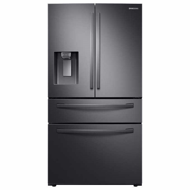 Новый оригинальный 28 cu ft 4 двери французский дверной холодильник с сенсорным экраном из нержавеющей стали