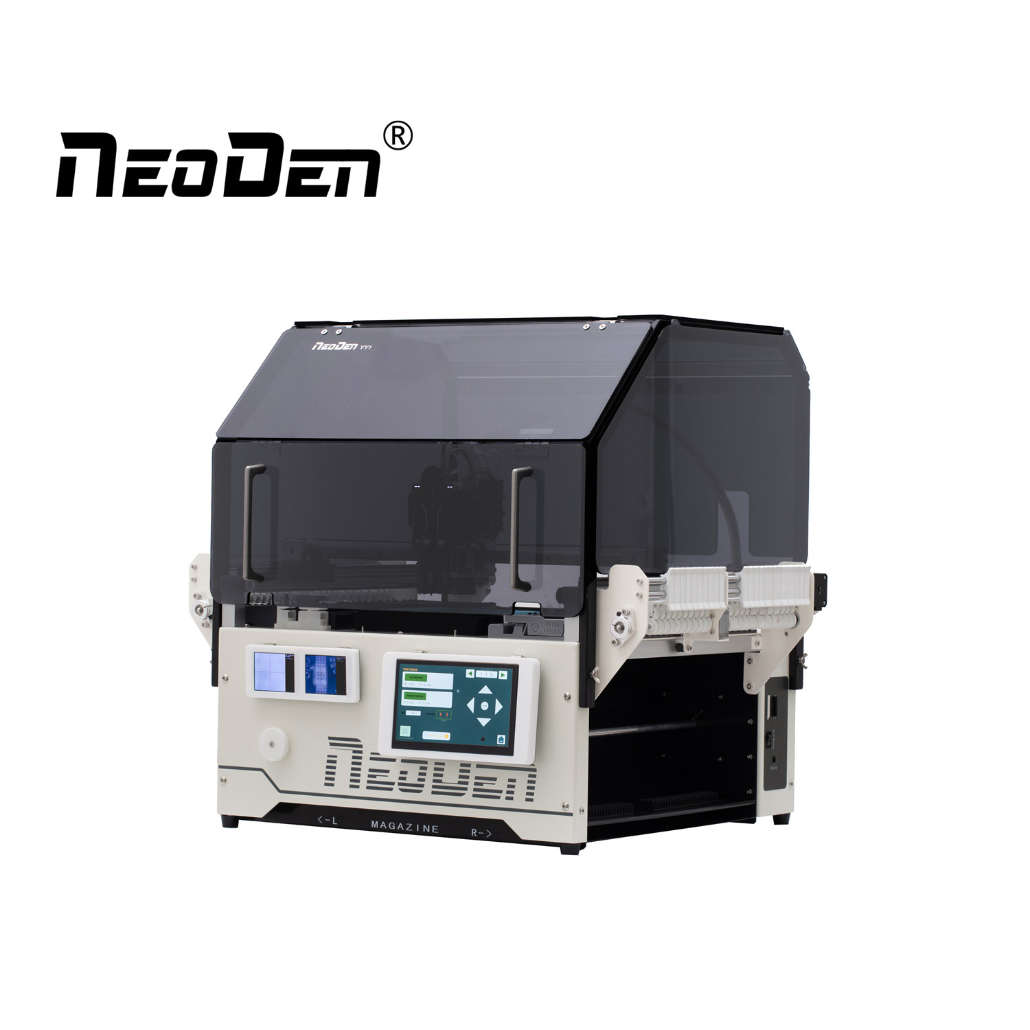 Бренд NeoDen YY1, лидер продаж, машина для производства светодиодов SMT, 2 года гарантии, 2 головки, машина для сбора и размещения печатных плат
