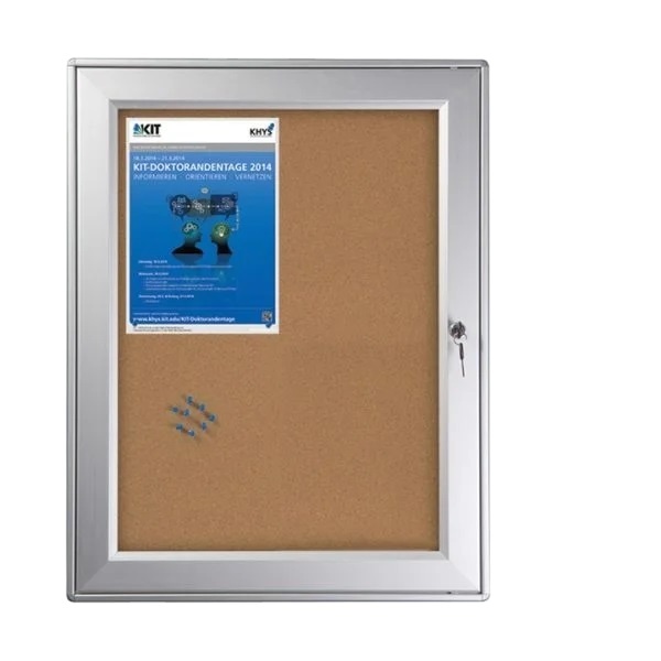 Heavy Aluminum Frame Cork Bulletin Notice Board Customized Size for Wholesale Corkboards with Lock